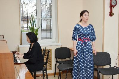 Концерт в Республиканской библиотеке для слепых