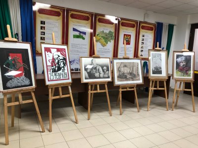 «Наследники победителей»: выставка студенческих работ, посвящённая Дню защитника Отечества