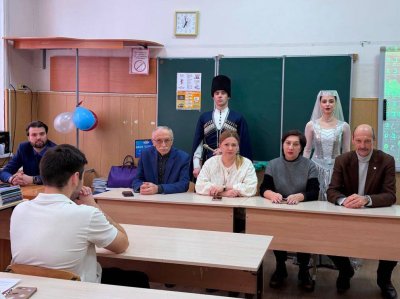 Встретились с учениками МБОУ СОШ №9 г. Нальчика